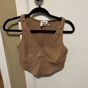 Princess polly cropped vneck top